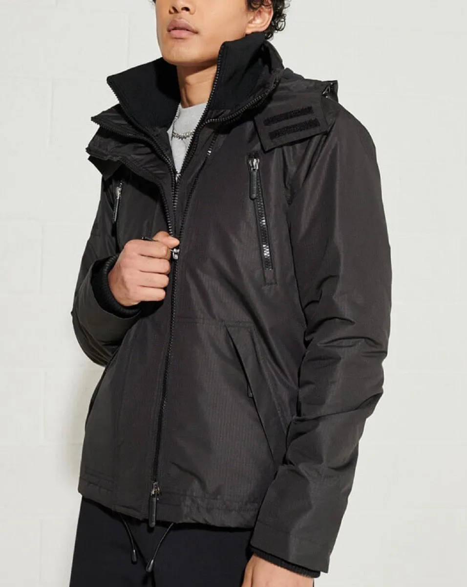 Black Wind Yachter Hooded Jacket Superdry