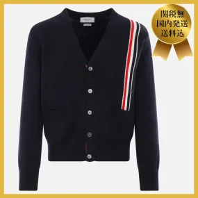 THOM BROWNE Cotton Logo Cardigans