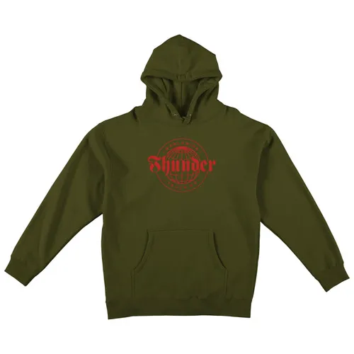 Thunder Trucks Hoody Army/Red Pullover