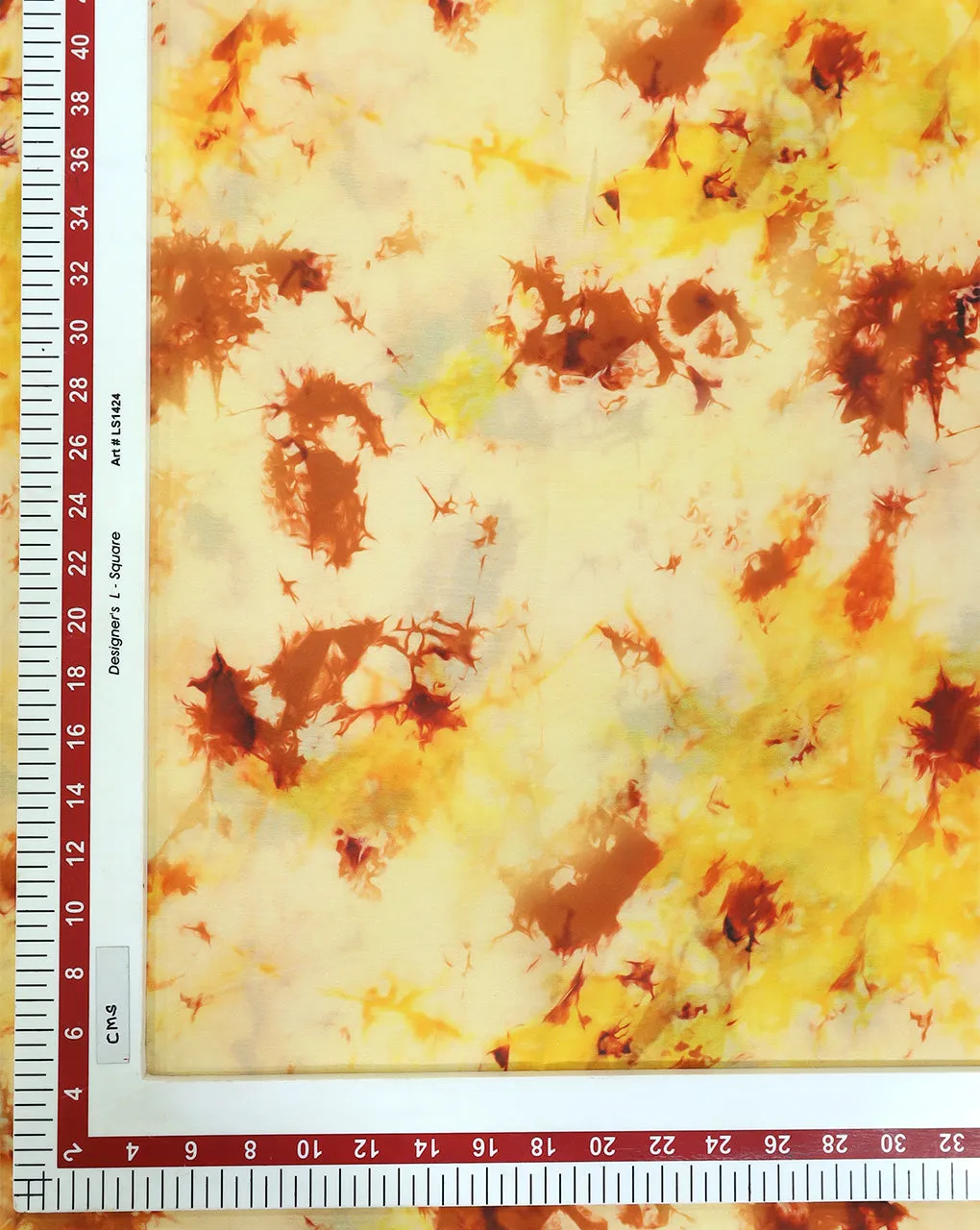 Tie Dye Satin Georgette Fabric