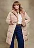 Together Puffer Coat with Fur Trim