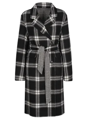 Tommy Hilfiger reversible coat in black and white