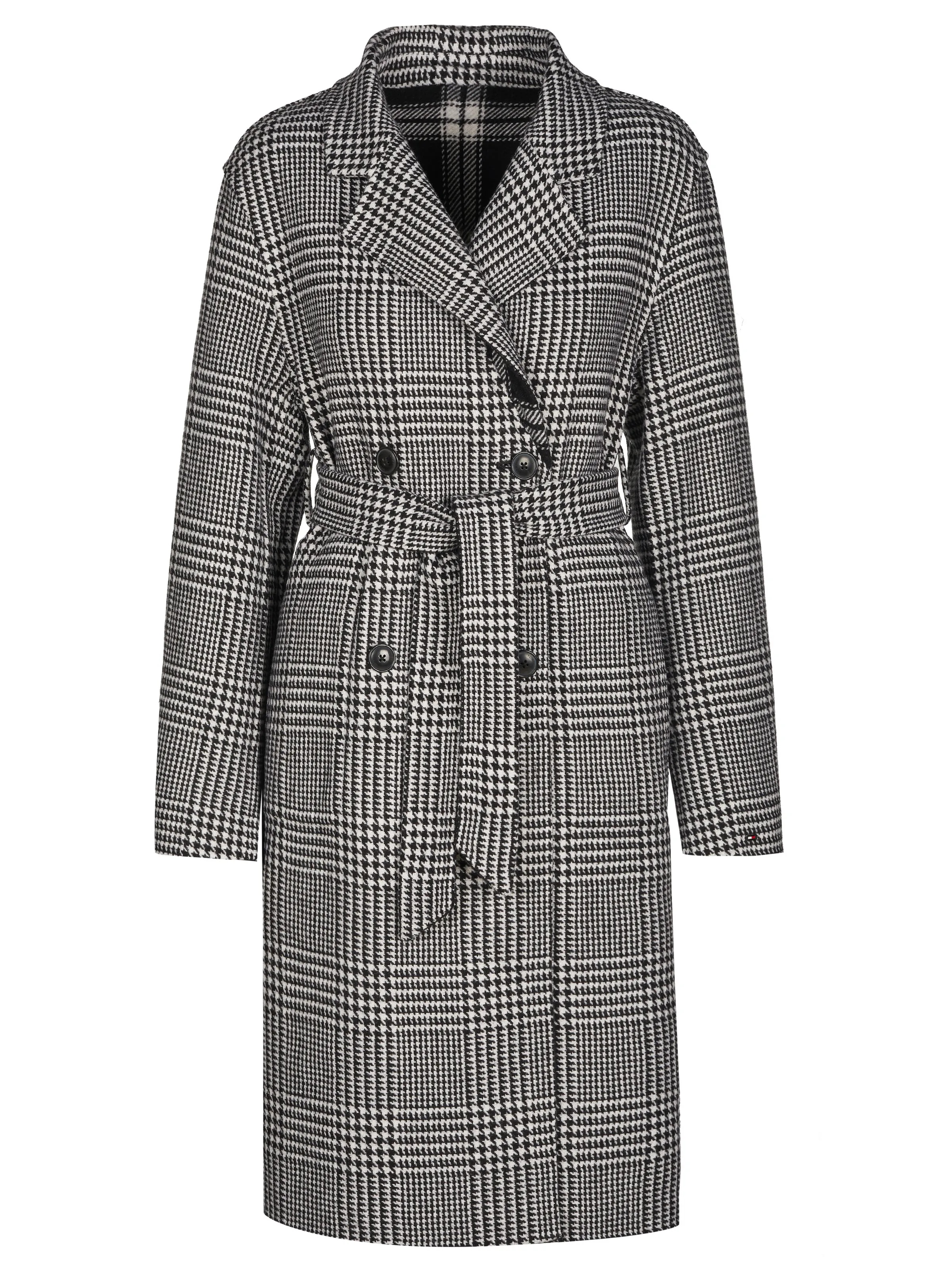 Tommy Hilfiger reversible coat in black and white