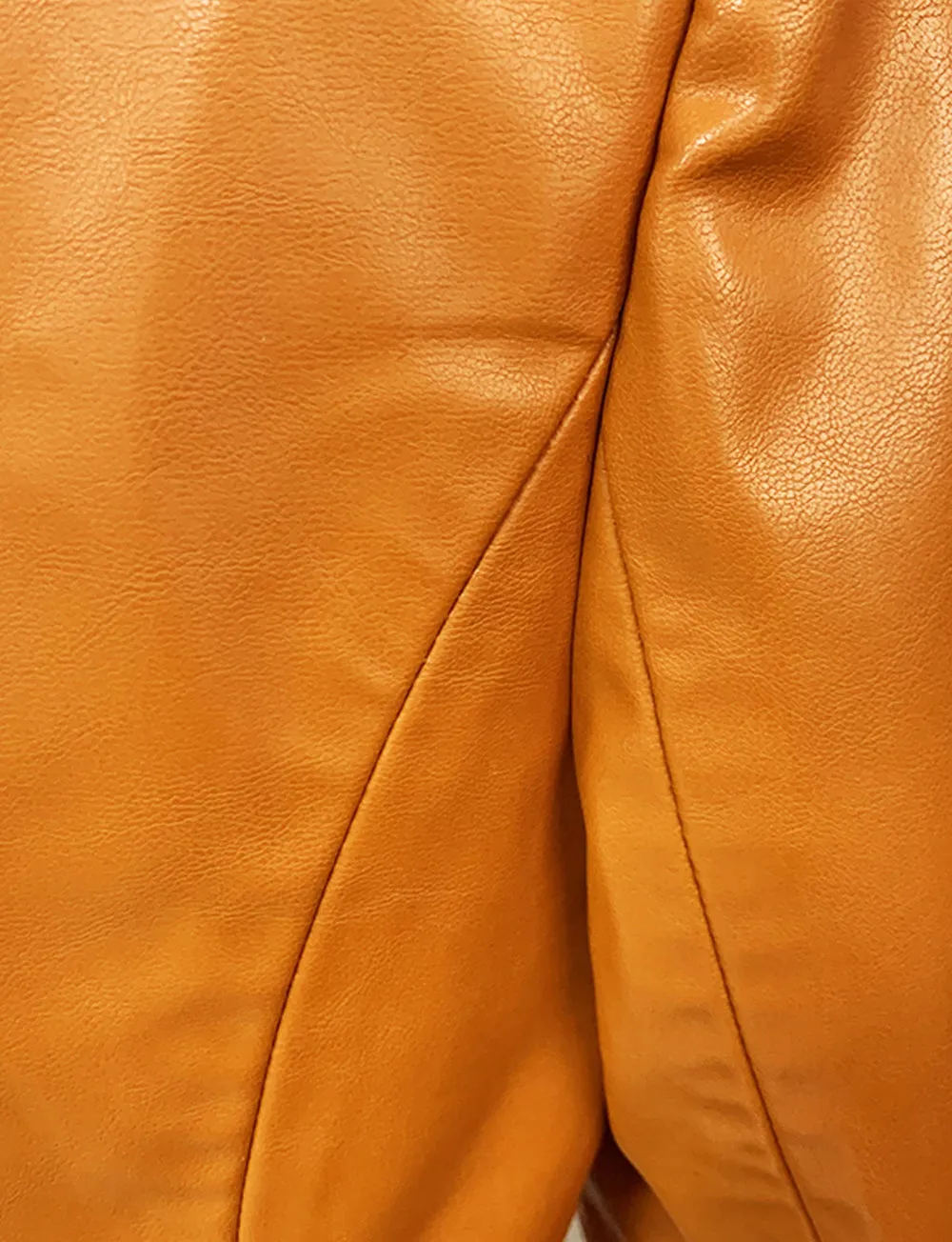 Two-Button Leather Jacket