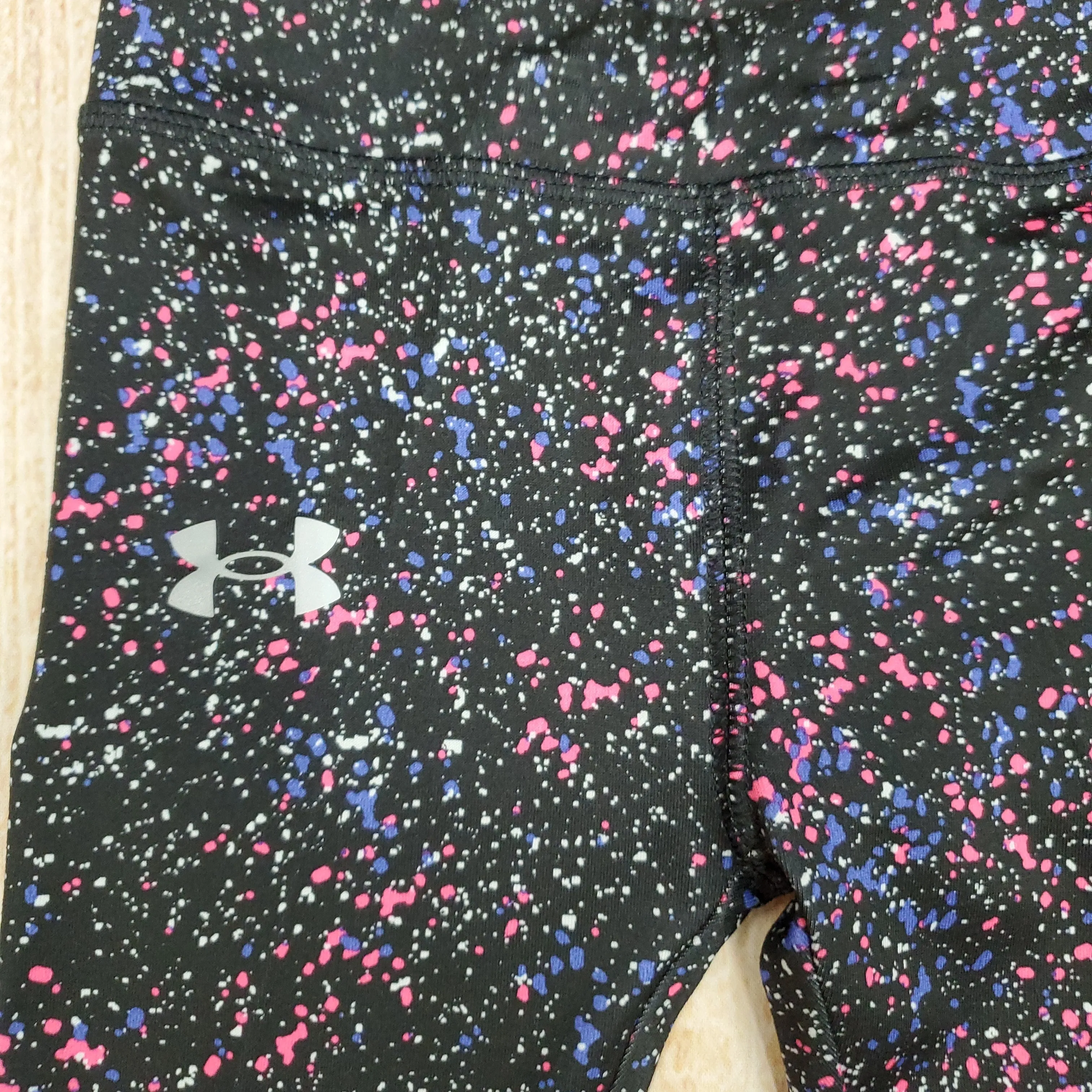 UA Women's Black Galaxy Speckle Legging on Clearance