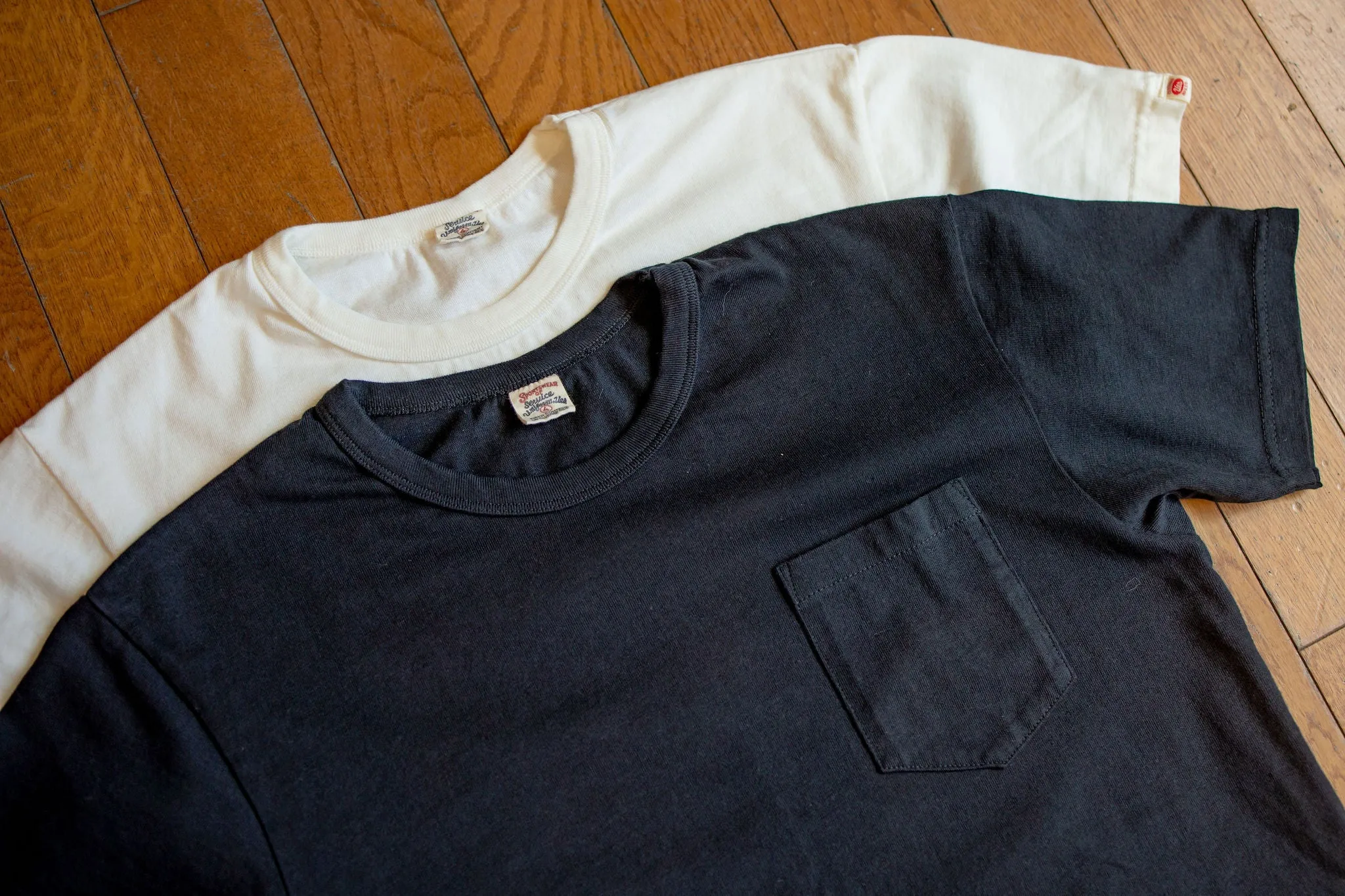 UES Ramayana Crew Neck Pocket Tee - White