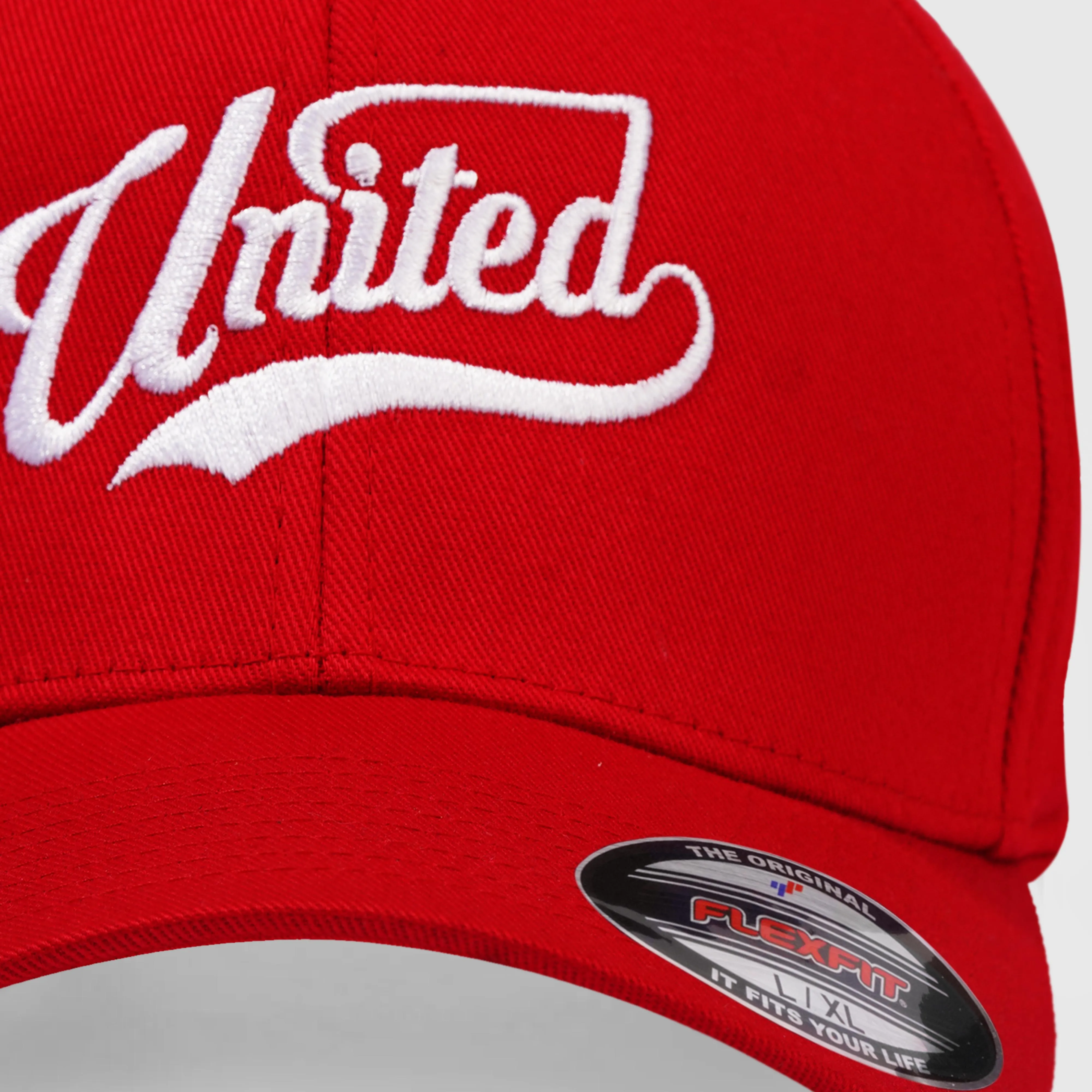 Red United Mid Profile Cap