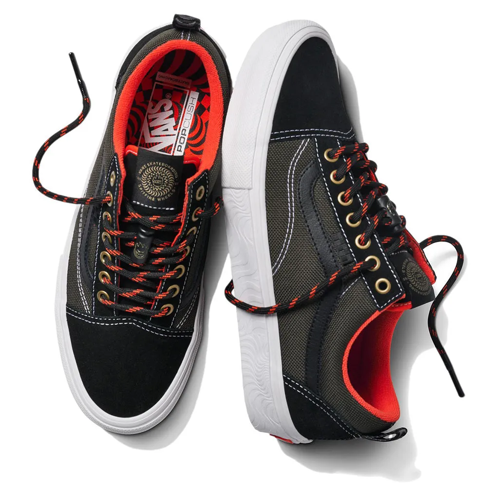 Vans Spitfire Skate Old Skool Black Flame.