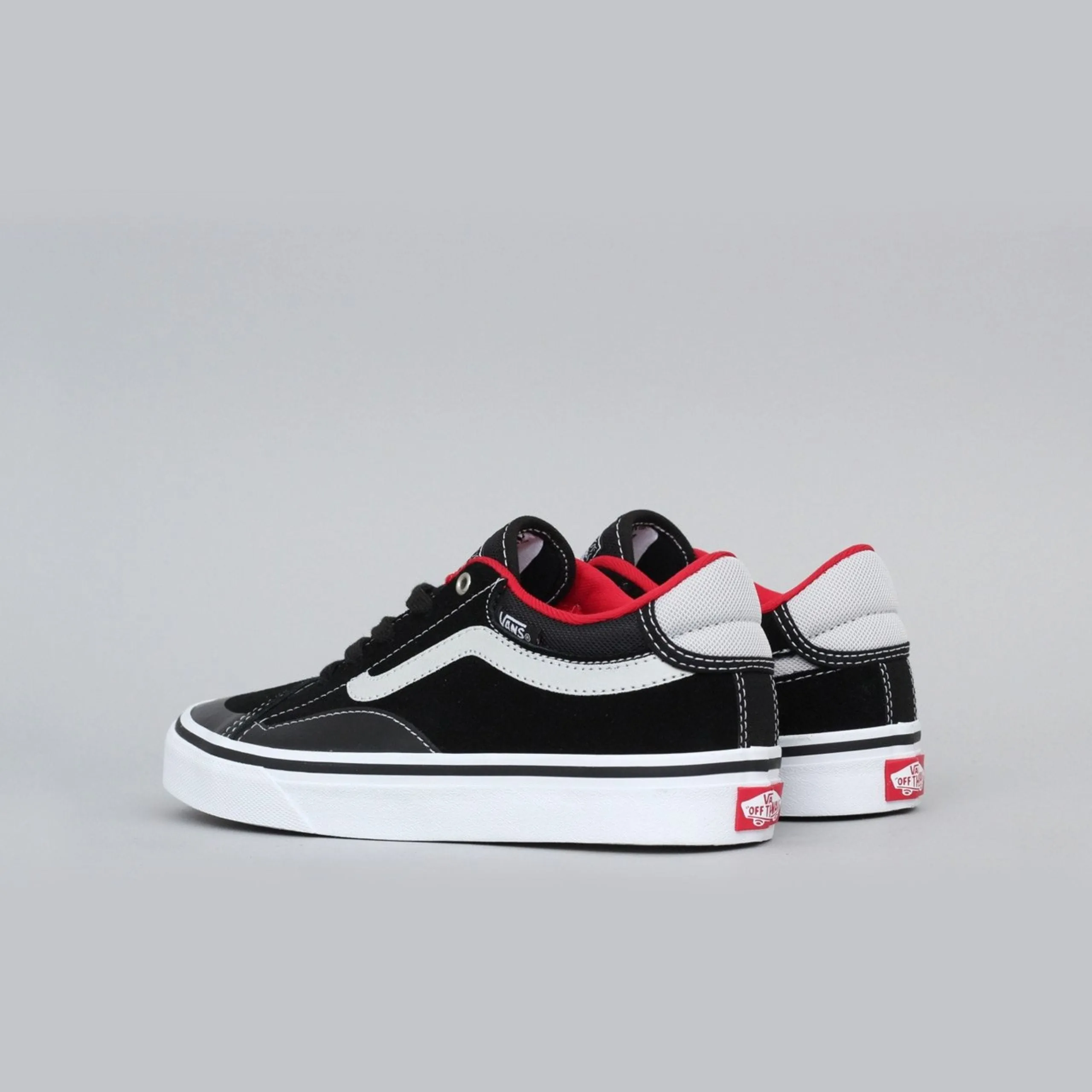 Vans TNT Advanced Prototype Youth Shoes Black White Red Slam City Skates London UK