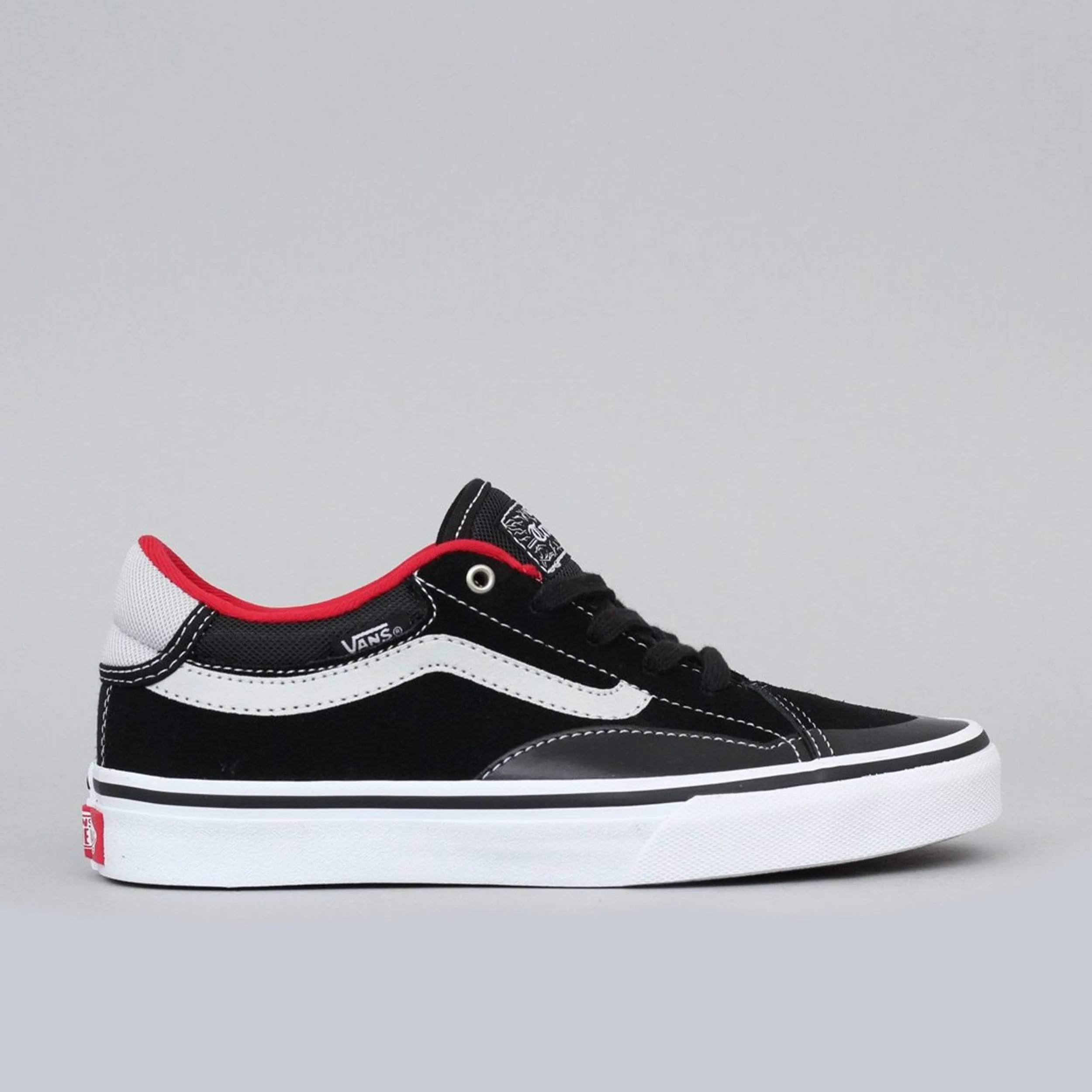 Vans TNT Advanced Prototype Youth Shoes Black White Red Slam City Skates London UK