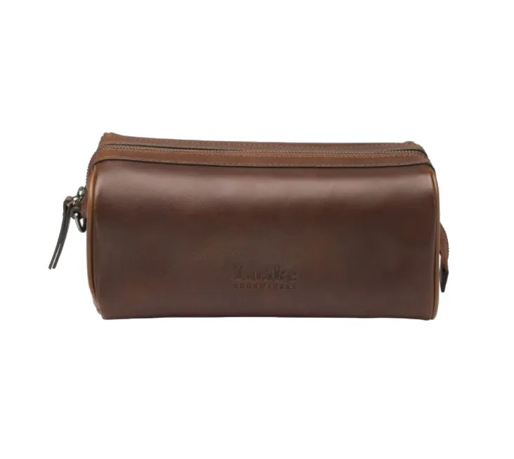 Wash Bag for Thames River in Brown