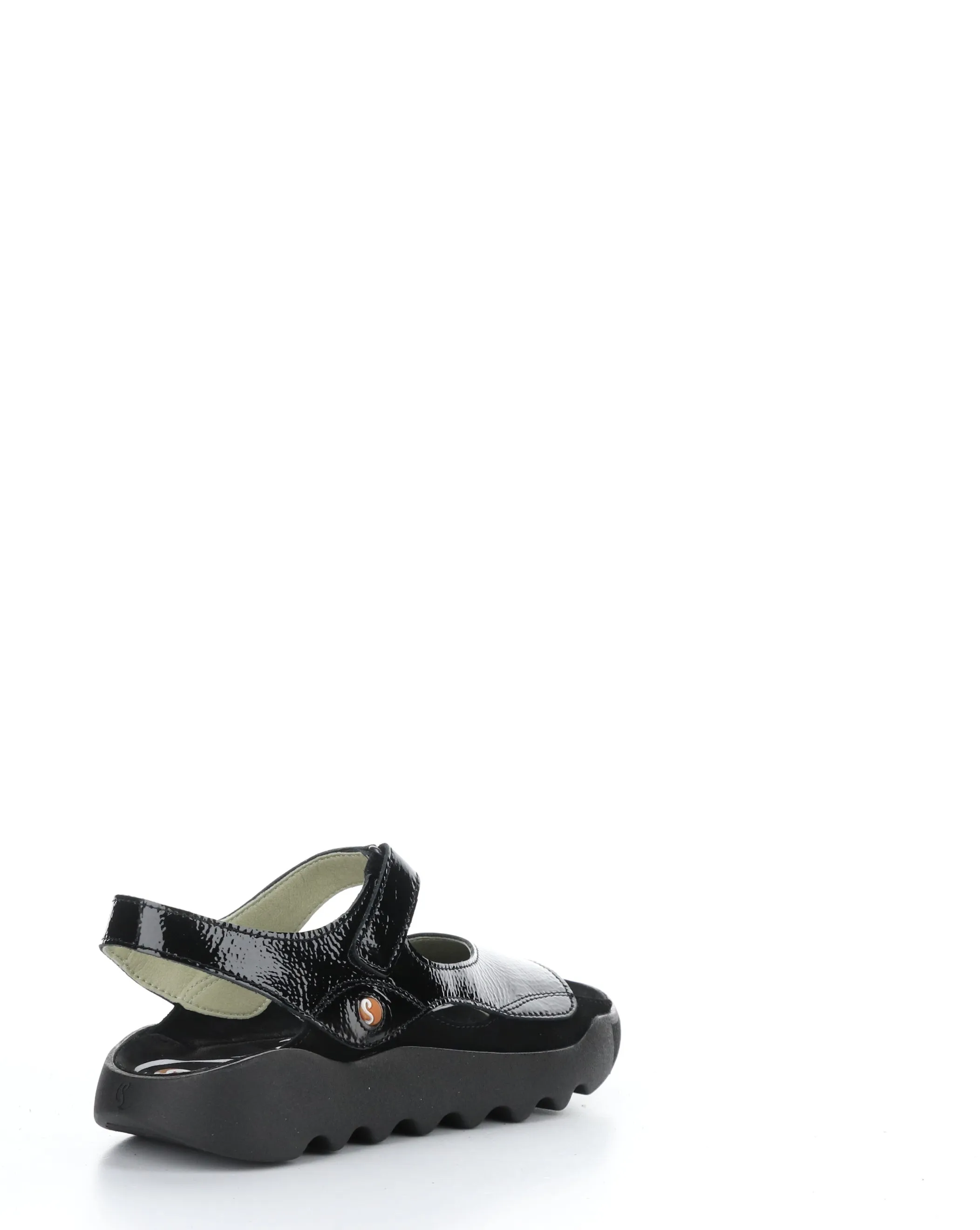 WEAL712SOF Adjustable Strap Sandals in Black