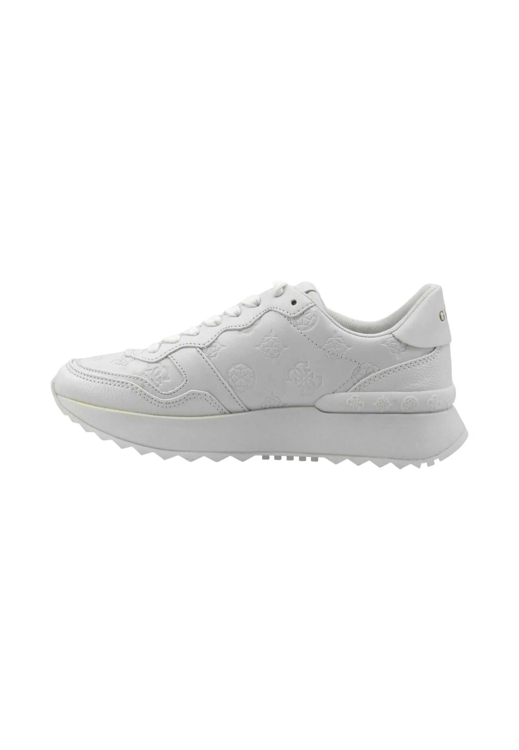 White GUESS Sneaker for Women FLPVN2FAL12