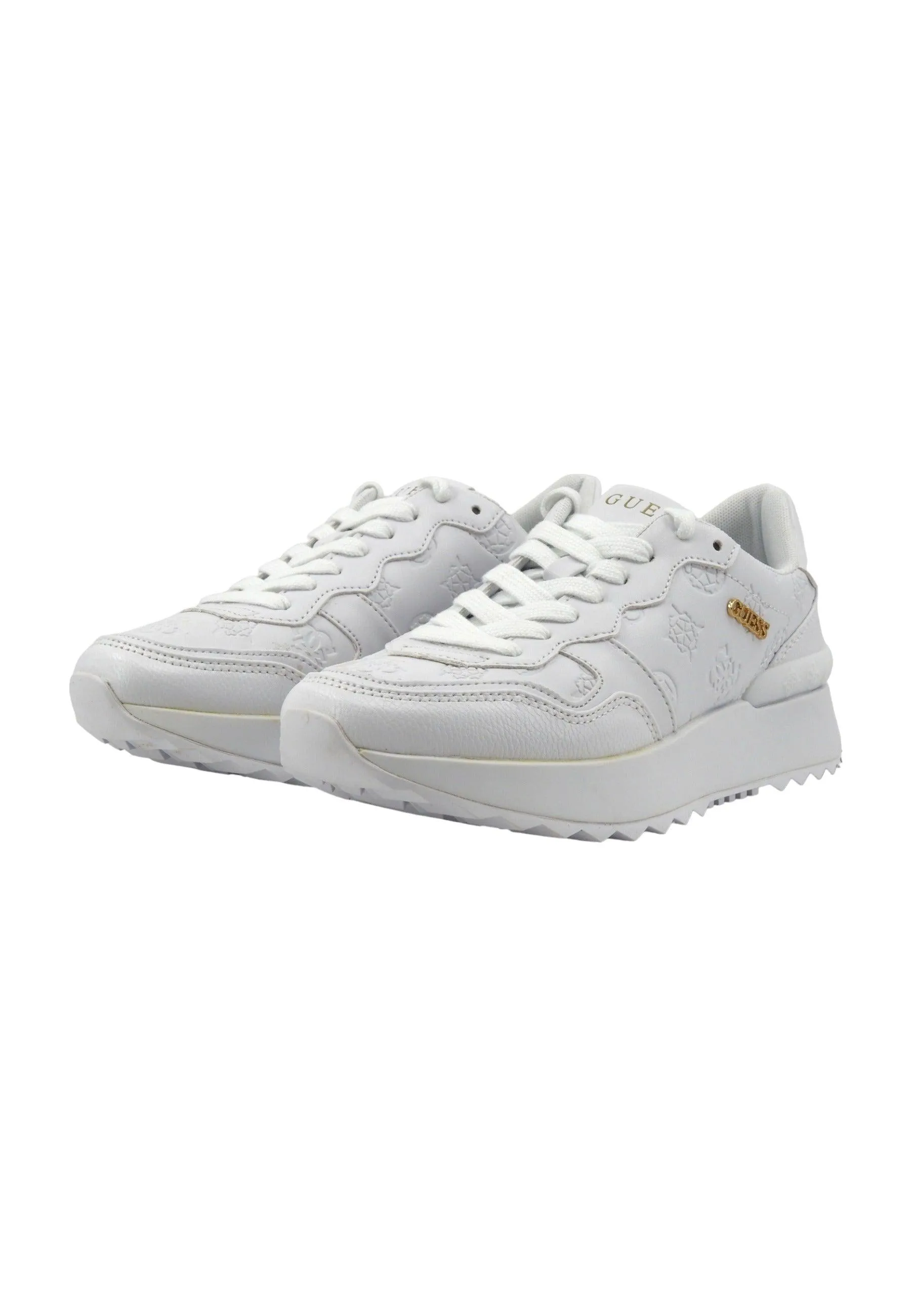 White GUESS Sneaker for Women FLPVN2FAL12