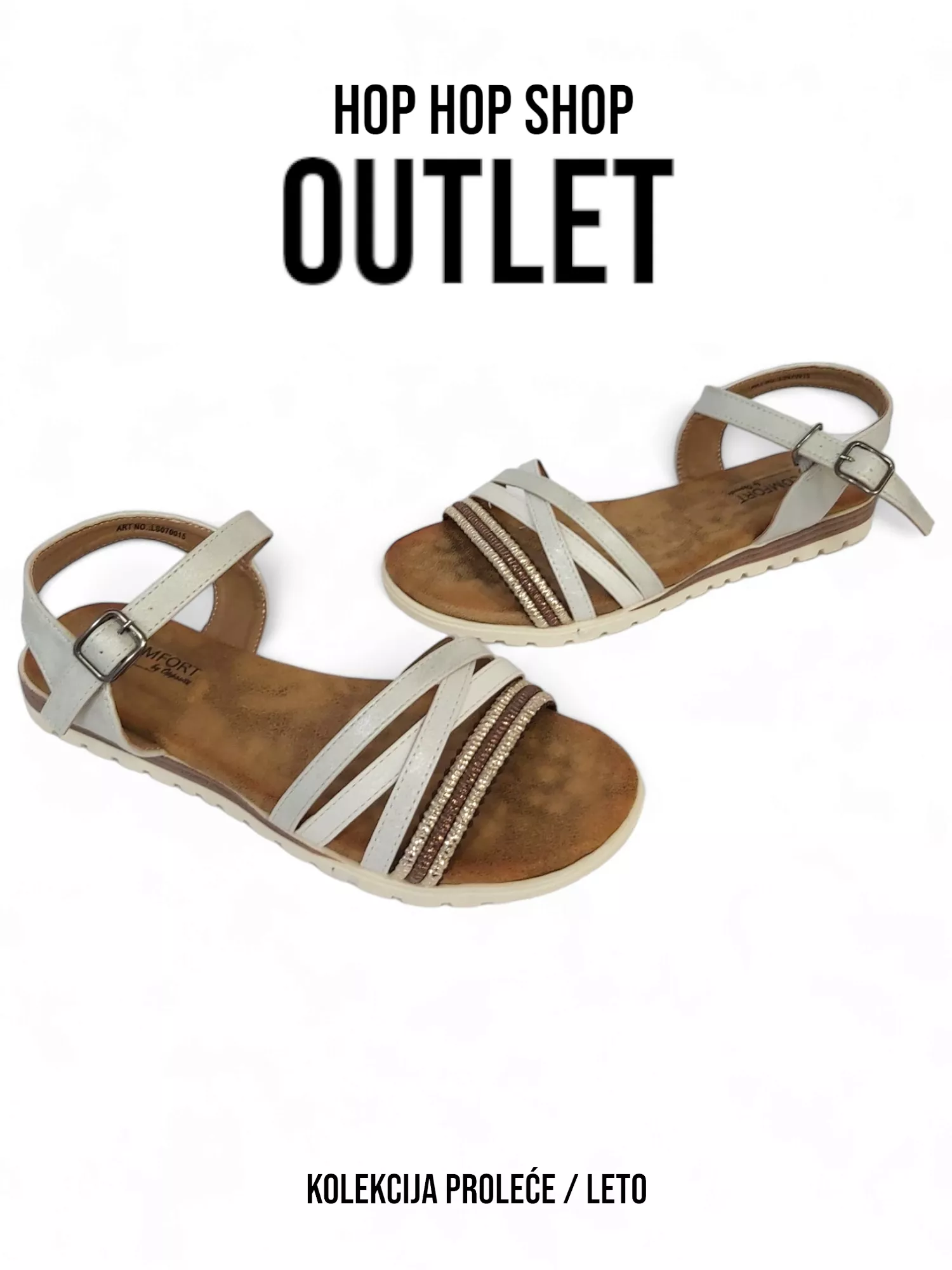 White LS070015 Women's Sandals