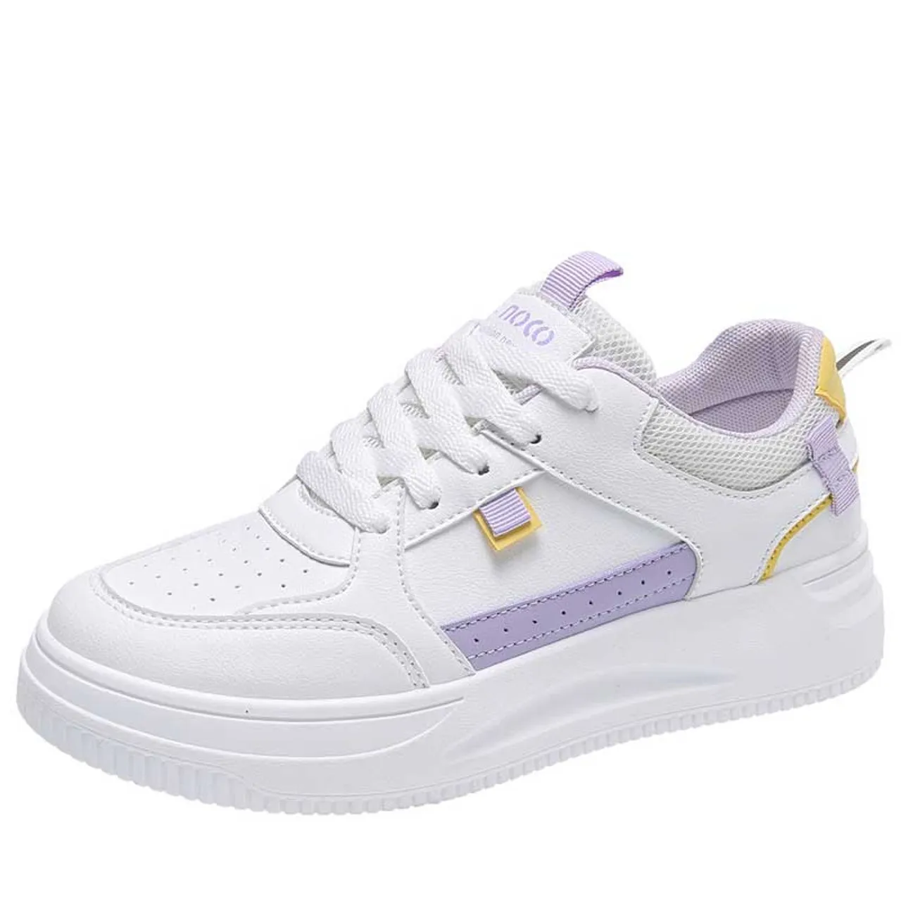 Purple Label Print Casual Shoe Sneaker White