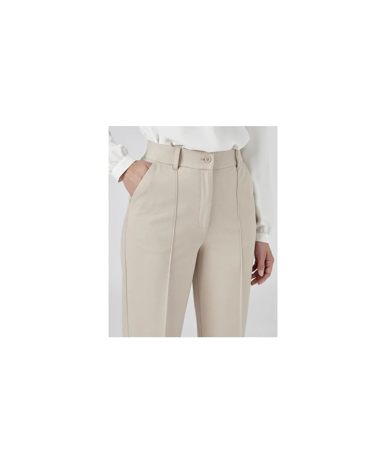 Knitted Wide-leg Trousers