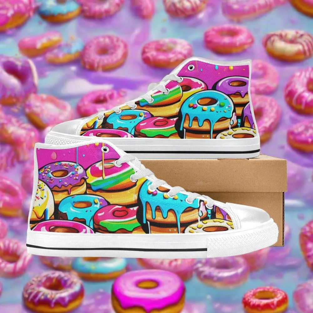 Women with Dripping Donuts