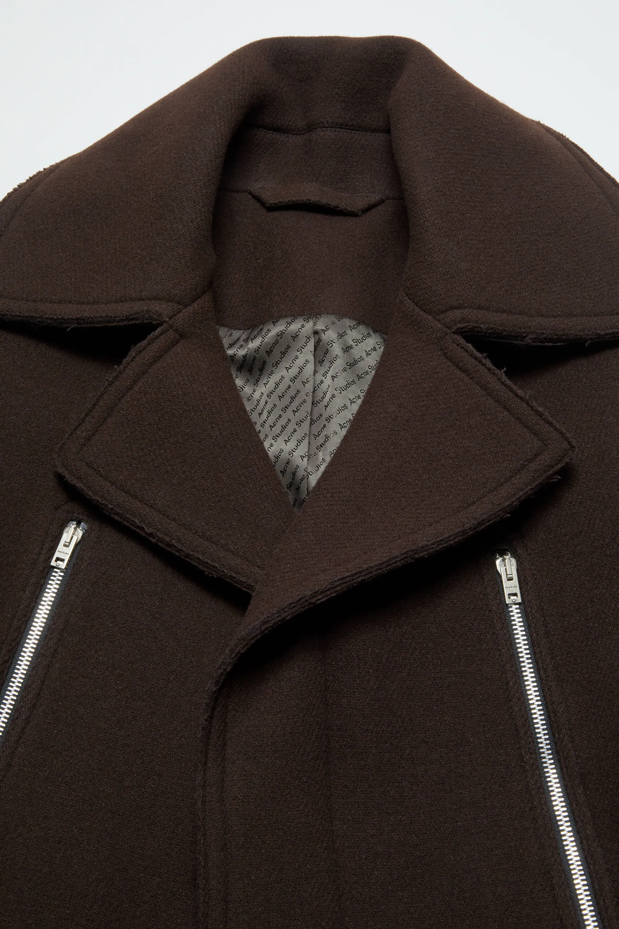 Zipper Wool Jacket