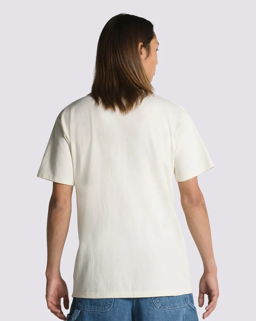 Woven Tshirt with Patch Pocket.