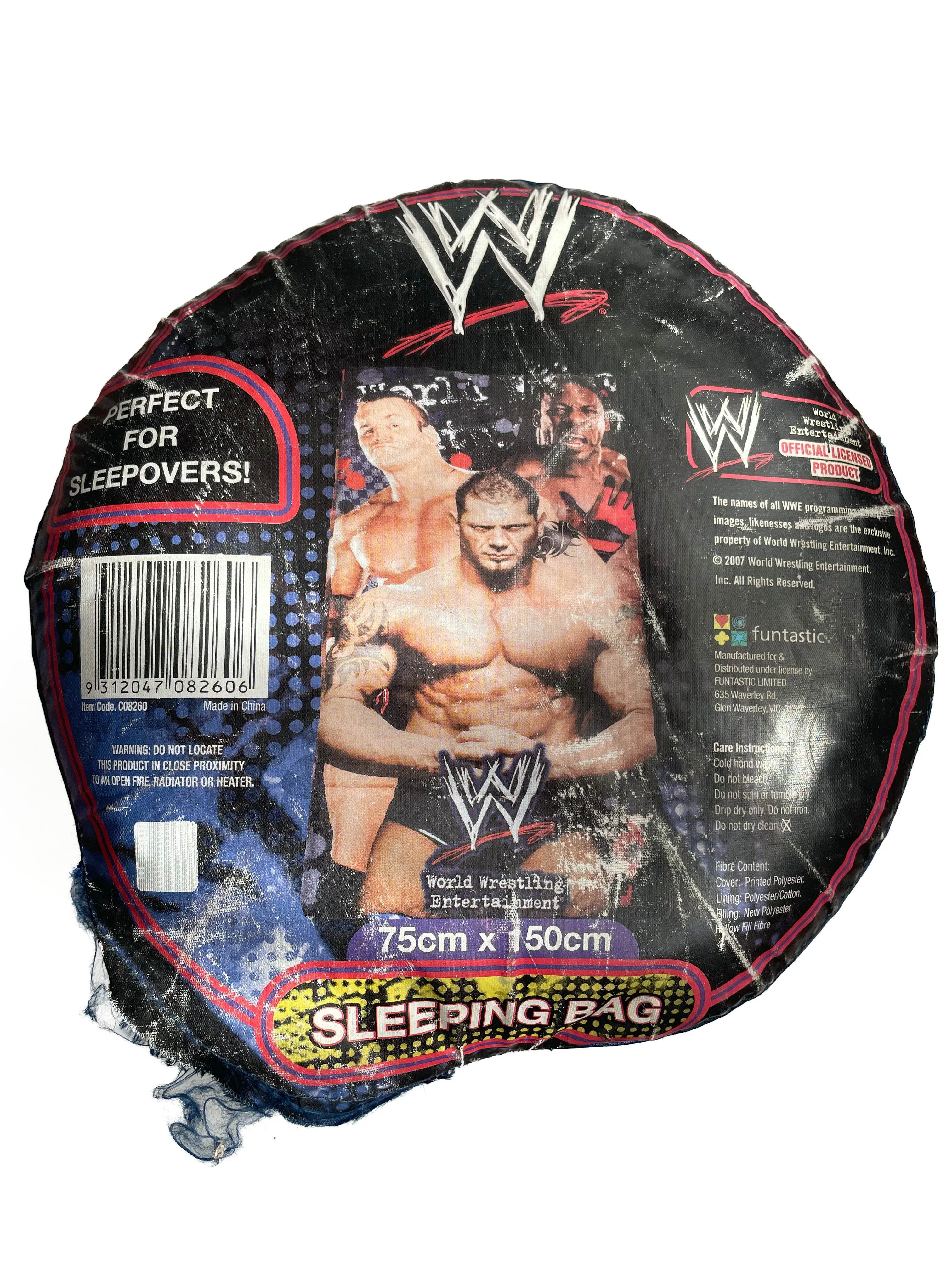 WWE sleeping bag