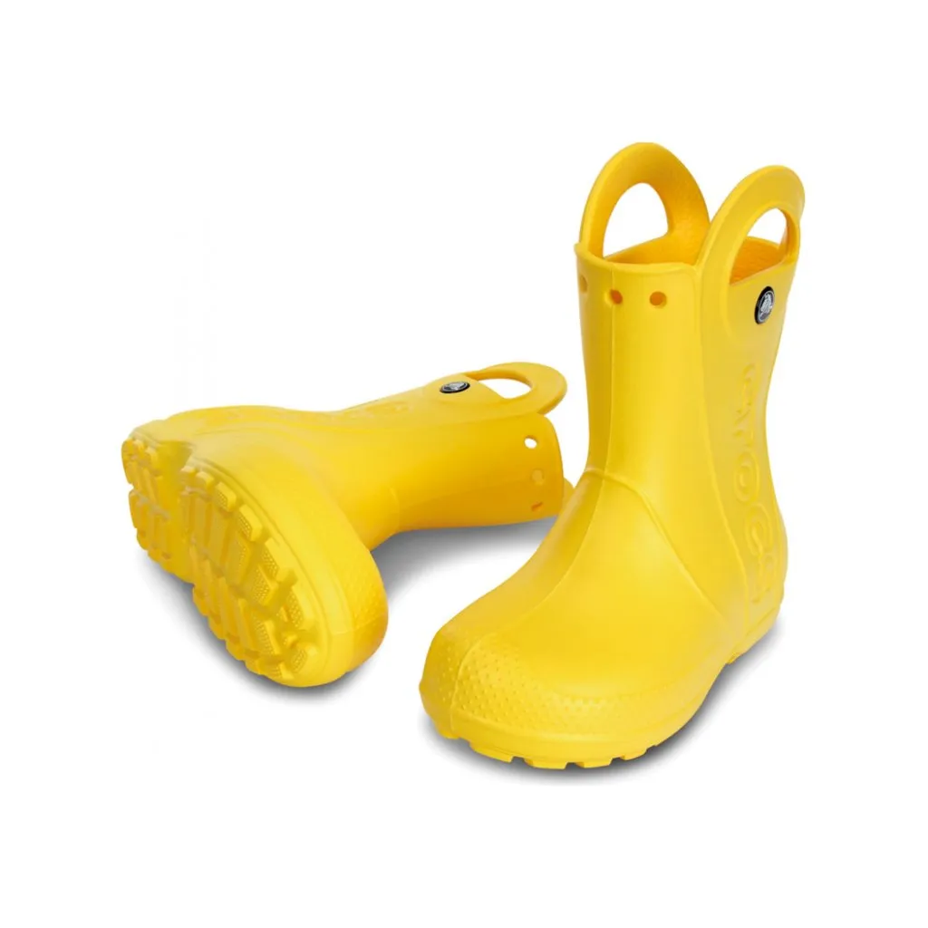 Yellow Handle it Rain Boots - Wellies Crocs