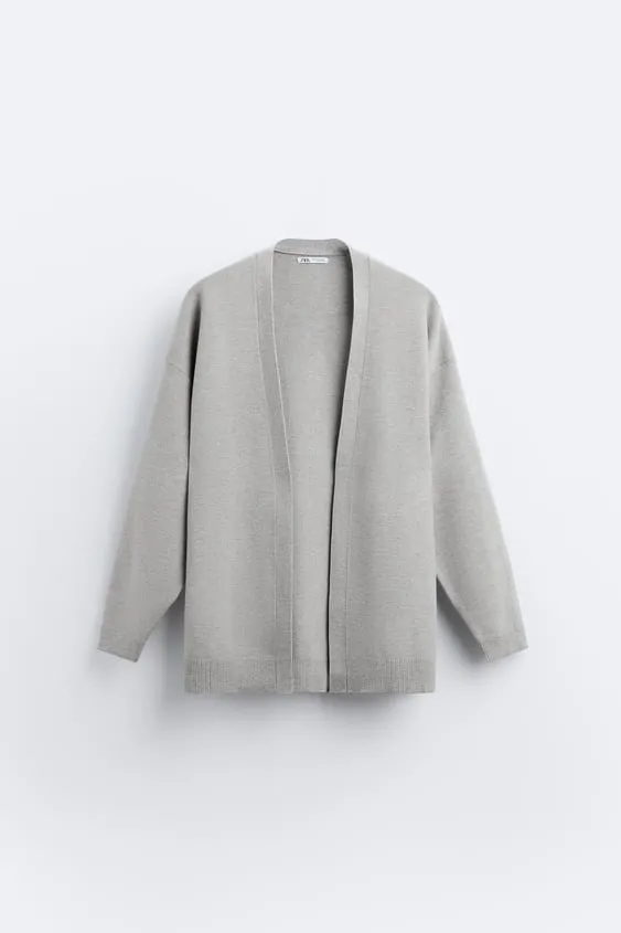 ZARA Plain Logo Cardigans